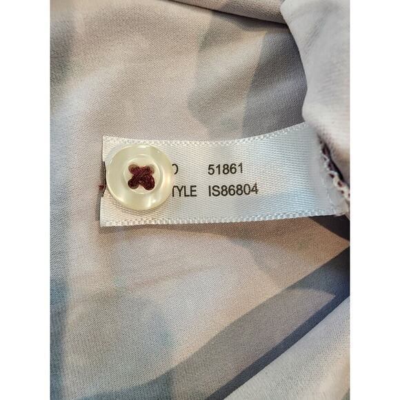 Short Par 4 The Club House 4 Men Red Polo Shirt‎ Sz. L Stretch Golf Performance - Picture 6 of 6